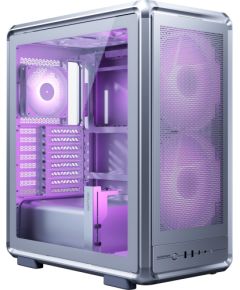 Cooler Master Masterframe 500 Mesh ARGB, Tower Case Silver, Tempered Glass Datoru korpusi