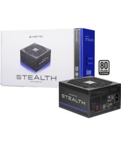Chieftec Stealth 1000W, PC power supply black, 1x 12-pin high power GPU, 3x PCIe, cable management, 1000 watts Блоки питания