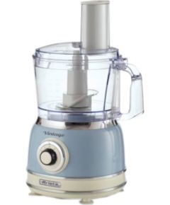 Ariete Vintage Blue Multifunctional Food Processor, light blue/cream, 1000 watts, 1.2 liters Virtuves kombaini