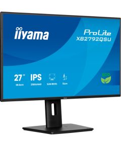 iiyama ProLite XB2792QSU-B1, LED monitor - 27 - black (matt), QHD, IPS, HDMI, DP, USB hub, 120Hz panel Monitori