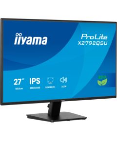 iiyama ProLite X2792QSU-B1, LED monitor - 27 - black (matt), QHD, IPS, HDMI, DP, USB hub, 120Hz panel Monitori