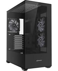 Sharkoon SK6 ARGB, Tower Case Black, Tempered Glass x 2 Корпуса
