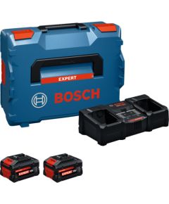 Bosch Professional Expert Starter Set 18V, 2x EXBA 18V-80 + charger EXAL18V2-320 black, 2x Li-ion battery 8Ah, L-BOXX, AMPShare Alliance Новинки Для дома и сада 