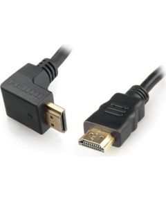 Gembird 90 degrees HDMI male-male cable with gold-plated connectors 1.8m