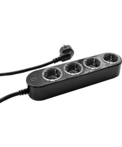 Shelly Power Strip 4 Gen4 black, 1.5 meter cable, with energy measurement Jaunumi - Datori