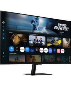 SAMSUNG Smart AI Monitor S32FM700UU, LED monitor - 32 - black, UltraHD/4K, VA, HDR, remote control, speakers LED / LCD мониторы
