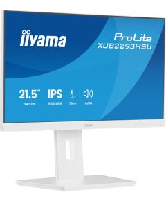 iiyama Prolite XUB2293HSU-W7, LED monitor - 21.5 - white (matte), FullHD, IPS, Adaptive-Sync, adjustable stand, 100Hz panel Jaunumi - Datori