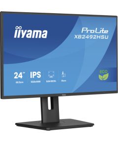 iiyama Prolite XB2492HSU-B1, LED monitor - 24 - black (matte), FullHD, IPS, HDMI, DP, USB hub, adjustable stand, 120Hz panel LED / LCD мониторы