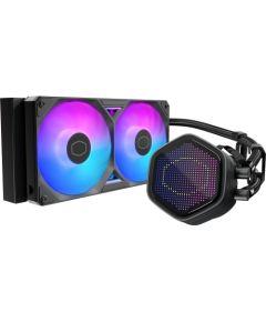 Cooler Master MasterLiquid 240 Atmos II Pixel LED, water cooling system, black Охлаждение процессора