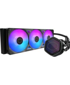 Cooler Master MasterLiquid 360 Atmos II LED, water cooling system, black Procesoru dzesēšana