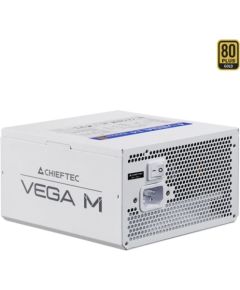 Chieftec Vega M 850W White, PC power supply white, 1x 12 pin high power GPU, 4x PCIe, cable management, 850 watts Блоки питания