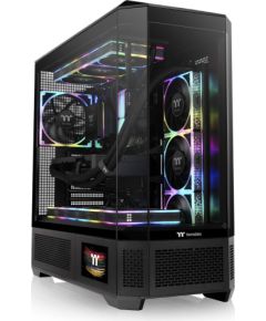 Thermaltake View 600 TG Black, Full-Tower Case Black, Tempered Glass Корпуса