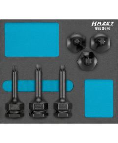 Hazet impact socket set 995S6/6 6-piece, for impact and power screwdrivers Новинки Для дома и сада 