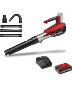 EINHELL Professional Cordless Leaf Blower GP-LB 18/200 LI red/black, 1x Li-Ion battery 4.0 Ah Plus, with gutter cleaning set Новинки Для дома и сада 