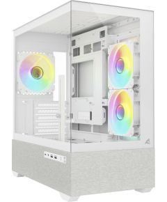 Sharkoon MK7 ARGB, tower case white, tempered glass x 2 Корпуса