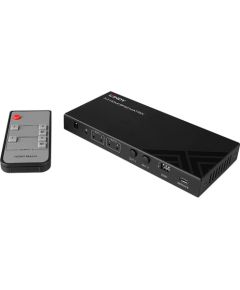 Lindy 2x2 8K60 Matrix HDMI Switch black, EDID Management, remote control Dažādi vadi