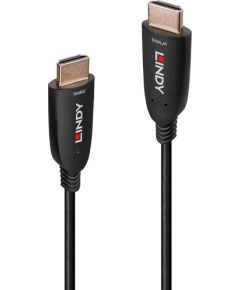 Lindy Fibre Optic Hybrid HDMI 2.1 8K60 Cable Black, 20 Meters, AOC Cable Dažādi vadi