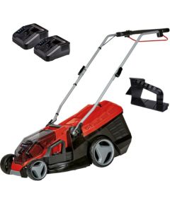 EINHELL Cordless Lawnmower GE-CM 36/36 Li M - Solo, 36Volt (2x18V) red/black, without battery and charger Jaunumi -Dārzam