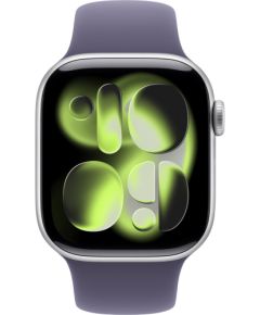 Apple Watch Series 11, smartwatch silver, aluminum, 42 mm, sport strap mist purple M/L, cellular Smart-Watch Умные часы