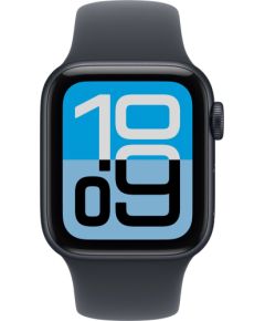 Apple Watch SE 3, Smartwatch black, aluminum, 40 mm, Midnight Sport Band M/L, Cellular Smart-Watch Pulksteņi