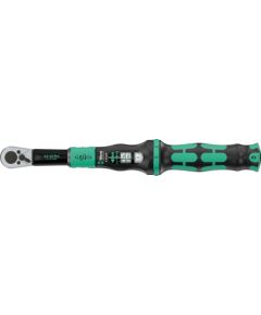 Wera torque wrench with reversible ratchet Click-Torque Lock A 6 black/green, 1/4" bit holder, 2.5 to 25 Nm Новинки Для дома и сада 