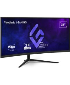 ViewSonic VX3418C-2K, gaming monitor - 34 - black, UWQHD, VA, curved, Free Sync Premium, 180Hz panel LED / LCD мониторы