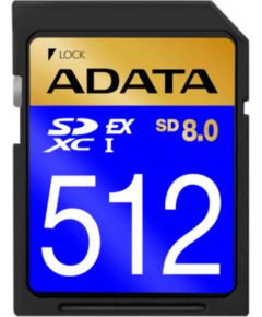 ADATA Premier Extreme SDXC SD8.0 512 GB, memory card black, SD Express, UHS-I U3, Class 10, V30 Новинки Компьютерная техника