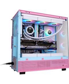 Thermaltake View 270 Plus TG ARGB, tower case pink, Tempered Glass x 2 Datoru korpusi