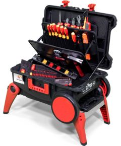 Wiha tool set XXL 4 electric black/red, 80 pieces, with trolley case Новинки Для дома и сада 