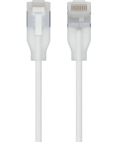 Ubiquiti UniFi Etherlighting Cat.6a premium patch cable white, 0.15 meter, sleeved Jaunumi - Datori