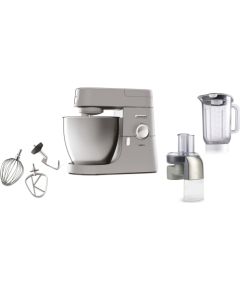 Kenwood Chef XL food processor KVL4140S silver, 1,200 watts, with mixing attachment and vegetable cutter Virtuves kombaini