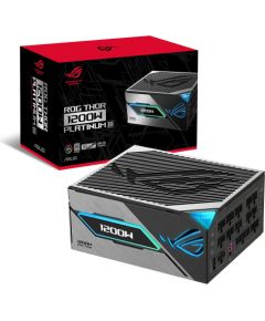 ASUS ROG Thor 1200W Platinum III, PC power supply black, 1x 12 pin high power GPU, 4x PCIe, cable management, 1200 watts Блоки питания