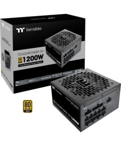 Thermaltake Toughpower GT 1200W, PC power supply black, 2x 12-pin high power GPU, 5x PCIe, cable management, 1200 watts Блоки питания