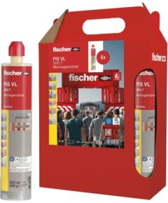 fischer injection mortar FIS VL 300 T six-pack grey, 6 cartridges of 300ml each Новинки Для дома и сада 