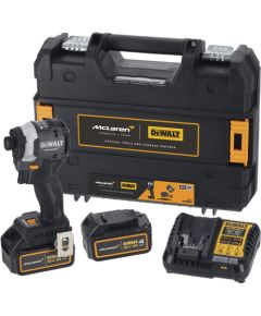 DEWALT Cordless Impact Wrench DCF85MM2T, 18 Volt, 1/4", in McLaren Design grey/black, 2x Li-Ion XR batteries 4 Ah, in T STAK Box Новинки Для дома и сада 
