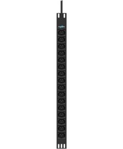 BlueWalker PowerWalker PDU PHB21 16xC13, power supply black, (IEC C20 input) UPS Nepārtrauktā barošana