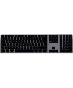Wireless Keyboard Matias Mac Space Gray FK418BTB-UK Bluetooth, compact layout, Bluetooth connectivity Klaviatūras