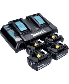 Makita Power Source Kit 18V 6Ah, set (black, 4x battery BL1860B, 1x charger DC18RD) Аккумуляторы