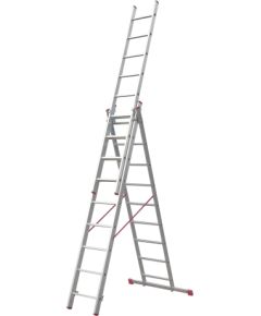 Kāpnes alumīnija VHR3x 9 pak. garums 5.29m (3x2.42m) Elkop Лестницы / подмости