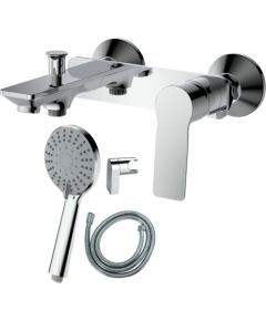 Jaucējkrāns vannas AB BRUCE IS, ar dušas kompl., hromēts Новинки Для дома и сада 