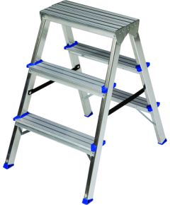 Kāpnes alumīnija DHR 3 pak. platf.augst 0.64m/max2.6m Elkop Лестницы / подмости
