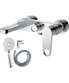 Jaucējkrāns vannas AB CHLOE, ar dušas komplektu, hromēts Jaunumi -Dārzam