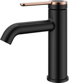 Jaucējkrāns izlietnes AB AMBER, melns/zelts Новинки Для дома и сада 