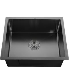 Izlietne NT AB 540x440x200mm, grafīta, ar sifonu Крупная бытовая техника