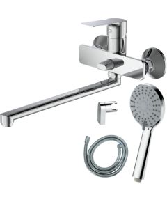 Jaucējkrāns vannas AB BRUCE GS, ar dušas kompl., hromēts Jaunumi -Dārzam