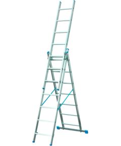 Kāpnes alumīnija VHR3x 7 pak. garums 3.99m (3x1.9m) Elkop Лестницы / подмости