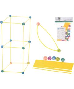 RoGer Konstruktors Ar Caurulēm Un Bumbiņām 75gab Konstruktori 