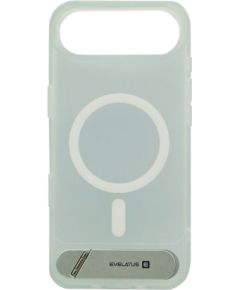 Evelatus Apple  iPhone 17 Air Rubber Coated MagSafe With Stand Case Silver Neoriģinālie Maciņi