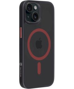 Tactical MagForce Hyperstealth 2.0 Cover Aizsargapvalks priekš iPhone 15 / melns/sarkans Neoriģinālie Maciņi