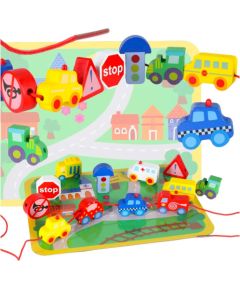 RoGer Деревянная Мозаика‑Город с Машинами Машины и аксессуары